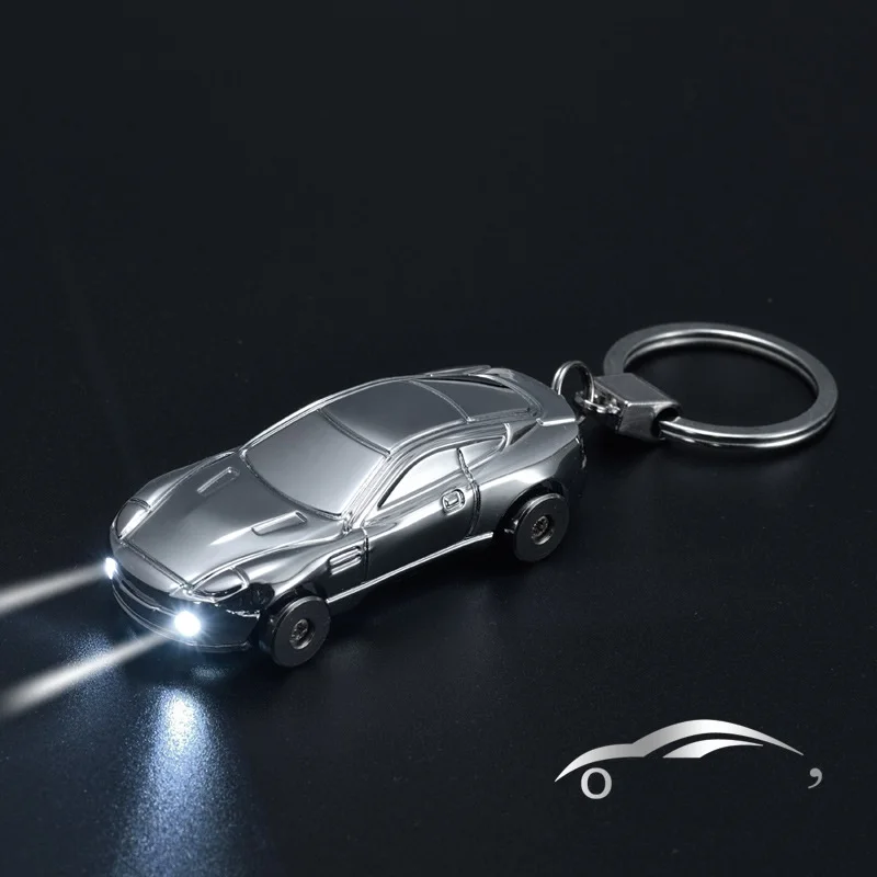 2 Вольфрамовая Зажигалка для ветрового стекла креативная USB перезаряжаемая с прикуривателем модель автомобиля мини-брелок на цепочке многофункциональная Мужская крутая зажигалка - Цвет: 2