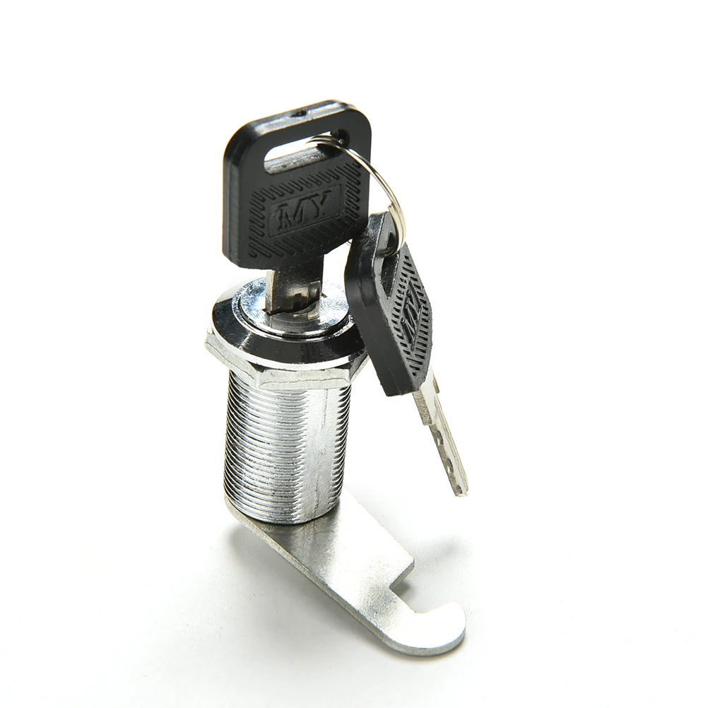 

45mm Length Cam Lock For Door Cabinet Mailbox Drawer Locker Keys Forcer Security Home Automation Locks