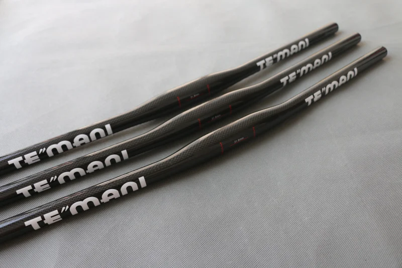 Руль для горного велосипеда TEAMNI полностью углеродный руль велоспорта плоский