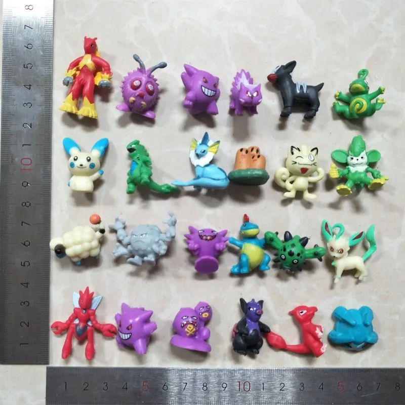 24 шт. японские Карманные монстры фигурки pokeball Пикачу Чаризард фигурка figuas кукла