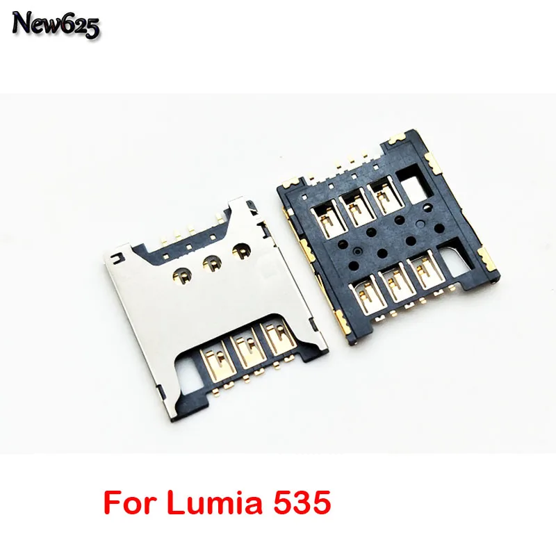 Чехол с подставкой и отделениями для карт для Nokia Lumia 550 720 530 535 820 730 1320 630 SIM карты Адаптеры для сим-карт Слот держатель лотка считывателя разъема модуль Запасная часть