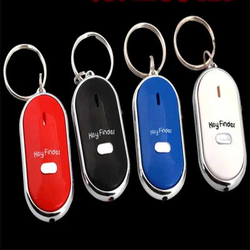 Smart Finder Key Sensors KeyChain Sound LED with Whistle Claps Locator Find Lost Keychain Self Defense Alarm Random Color | Безопасность