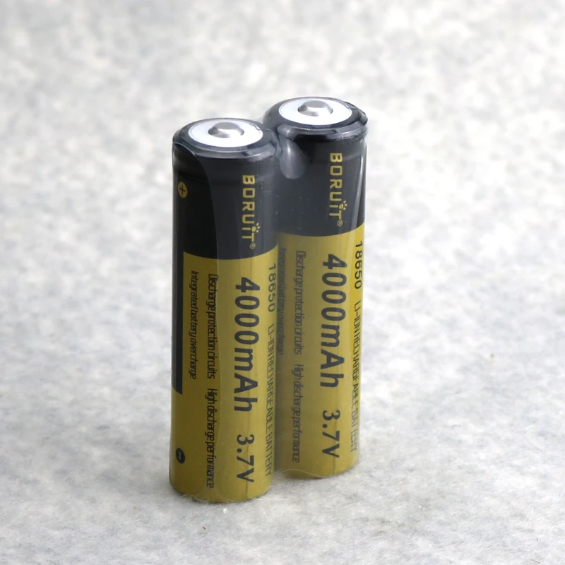 6 шт Перезаряжаемый 18650 литий ионный 4000 mAh 3 7 V батареи Светодиодный Фонарь