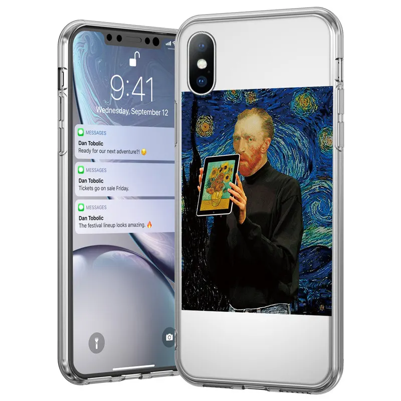 6427 Чехол для телефона Ottwn с забавными рисунками для iPhone 11X7 8 6 6S Plus XR XS 11 Pro Max 5 5S SE с абстрактными буквами, прозрачный мягкий чехол из ТПУ - Цвет: 6427