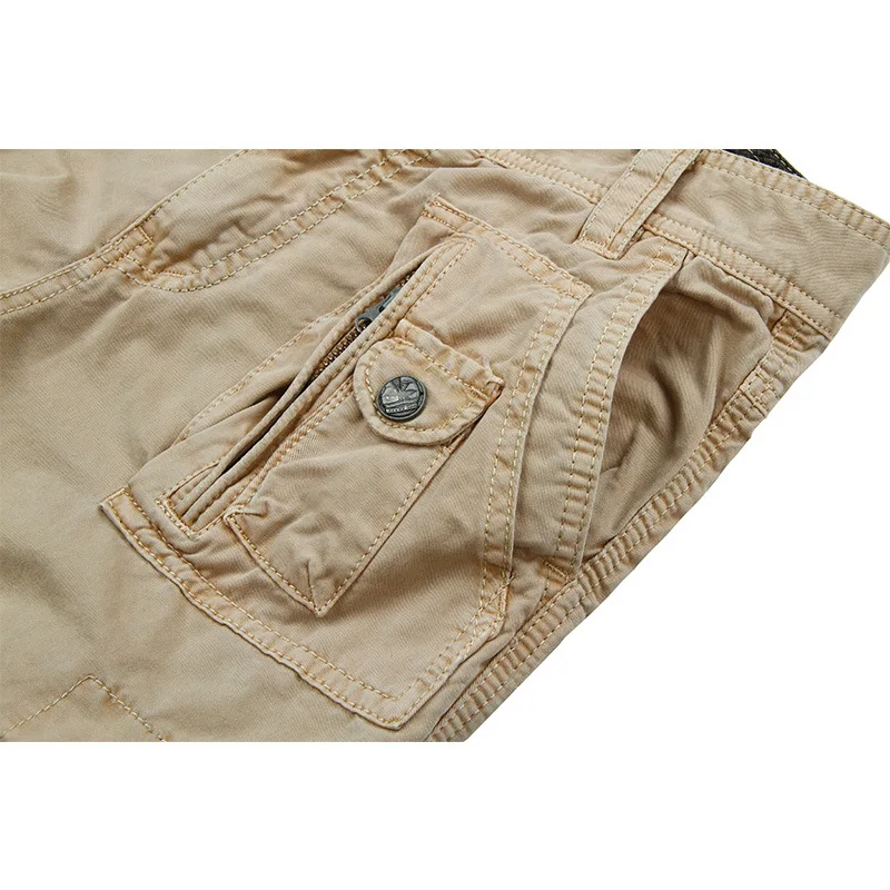 HANQIU тактические брюки карго мужские с большими карманами армейские военные