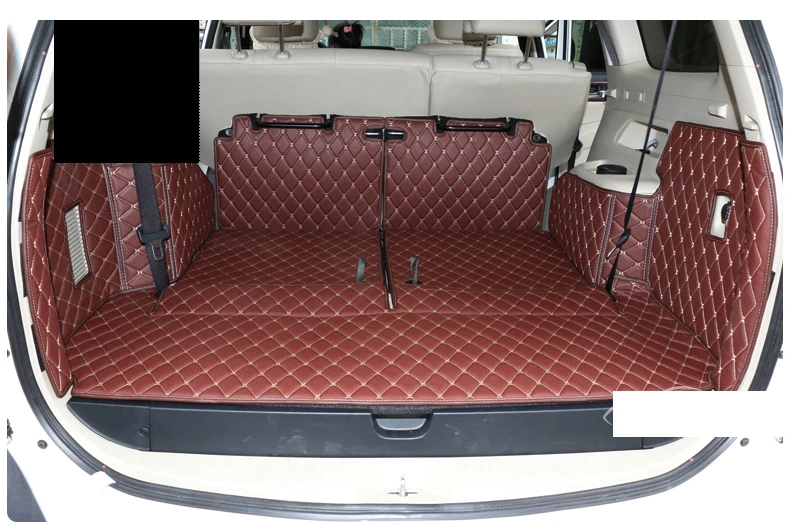 

fiber leather car trunk mat for Mitsubishi Challenger mitsubishi Pajero Sport 2008-2016 2015 2014 2013 car accessories