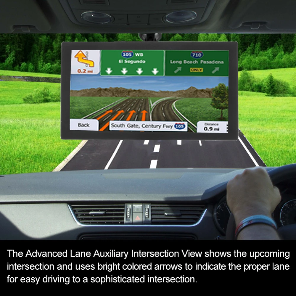 Автомобильный gps-навигатор автомобильные аксессуары 9 дюймов конденсатор HD FM Bluetooth 256BM спутниковый голосовой автомобильный навигатор Navitelk грузовик gps Naviga