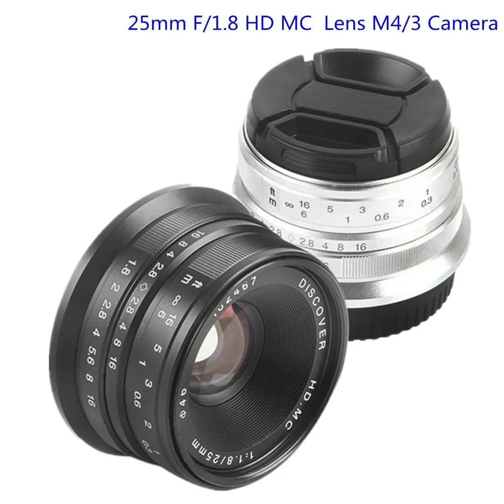 25 мм F/1 8 HD MC ручной фокус объектив для Olympus камеры Panasonic M4/3 GX7 GX8 GH4 GH3 OM D E M5/Mark II M1/II