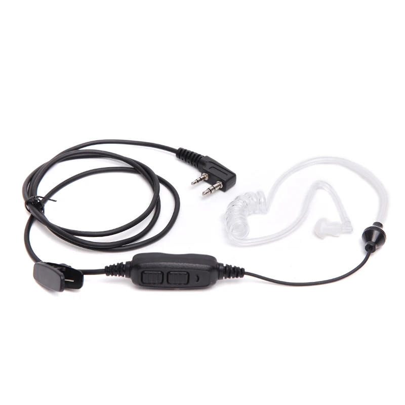 Baofeng UV-82 2 Pin двойной радиотелефон с гарнитурой PTT Тайное воздуха Акустическая трубка Динамик для POFUNG UV UV82 UV-82HP UV82HP UV-8D плюс иди и болтай Walkie Talkie