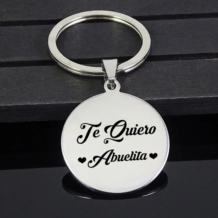 Брелок для ключей TE quiero abuela брелок лучший подарок бабушки Прямая поставка