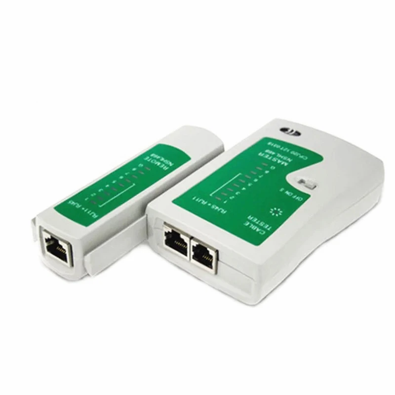 Тестер сетевого кабеля RJ45 RJ11 Cat5e Cat6 UTP FTP LAN инструмент сетевой ручной провод