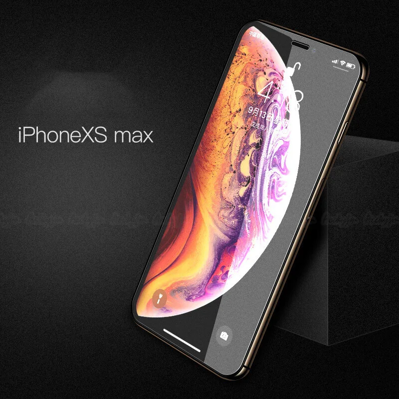 UVR для iPhone 11 Pro Max полное покрытие матовое закаленное стекло для Apple iPhone X XS Max XR фиолетовое анти-синее Защитное стекло для экрана