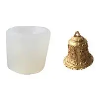 E Силиконовая форма 3D Рождественская елка Санта Клаус свеча форма для DIY свеча мыло Рождественский подарок изготовление торта украшение выпечки инструмент - Цвет: E
