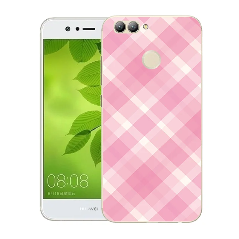 Чехол для Huawei Nova 2 Ультратонкий Мягкий силиконовый чехол из ТПУ с квадратным