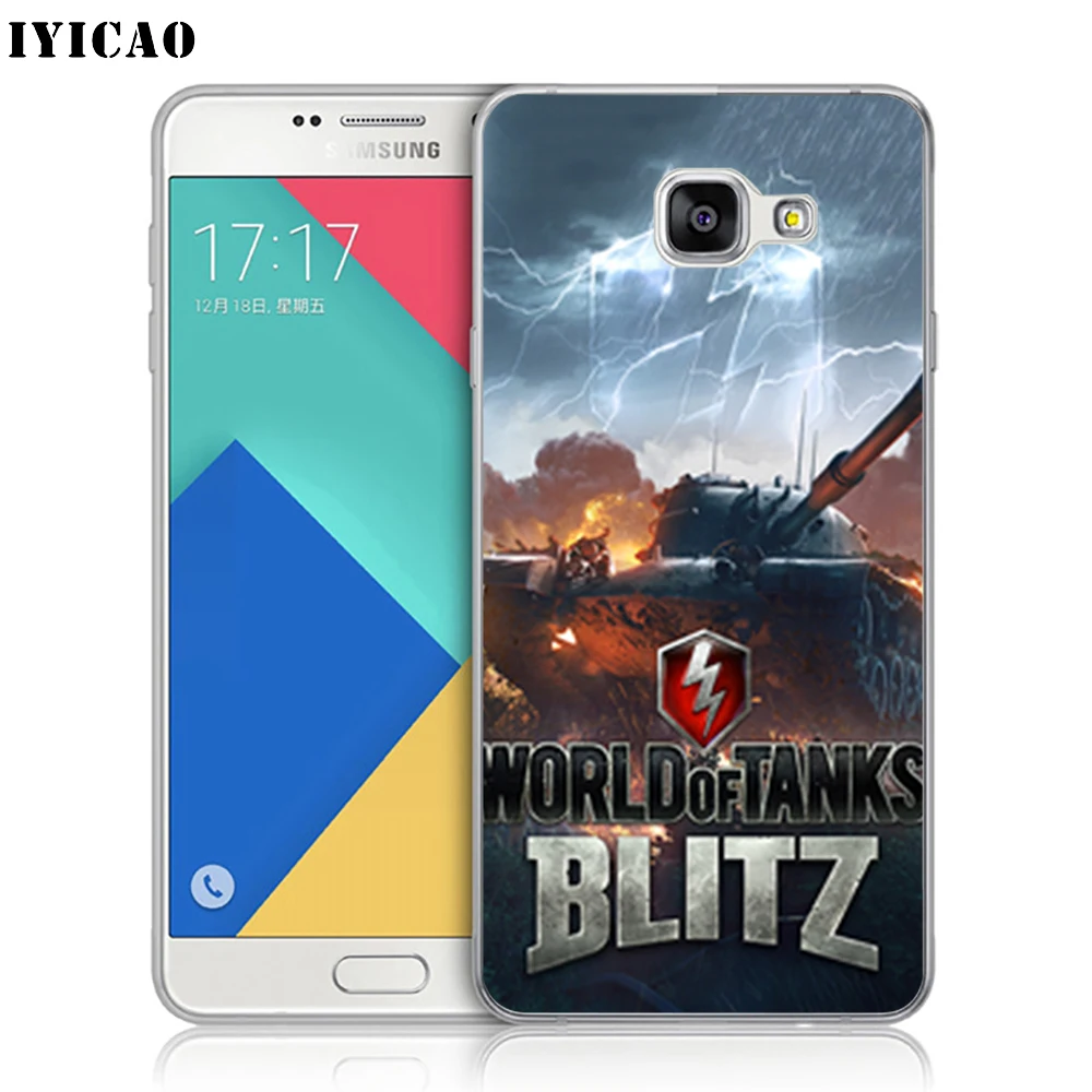 Мягкий силиконовый чехол для телефона IYICAO World of Tanks Samsung A10 A30 A40 A50 A70 M10 M20 M30 TPU |