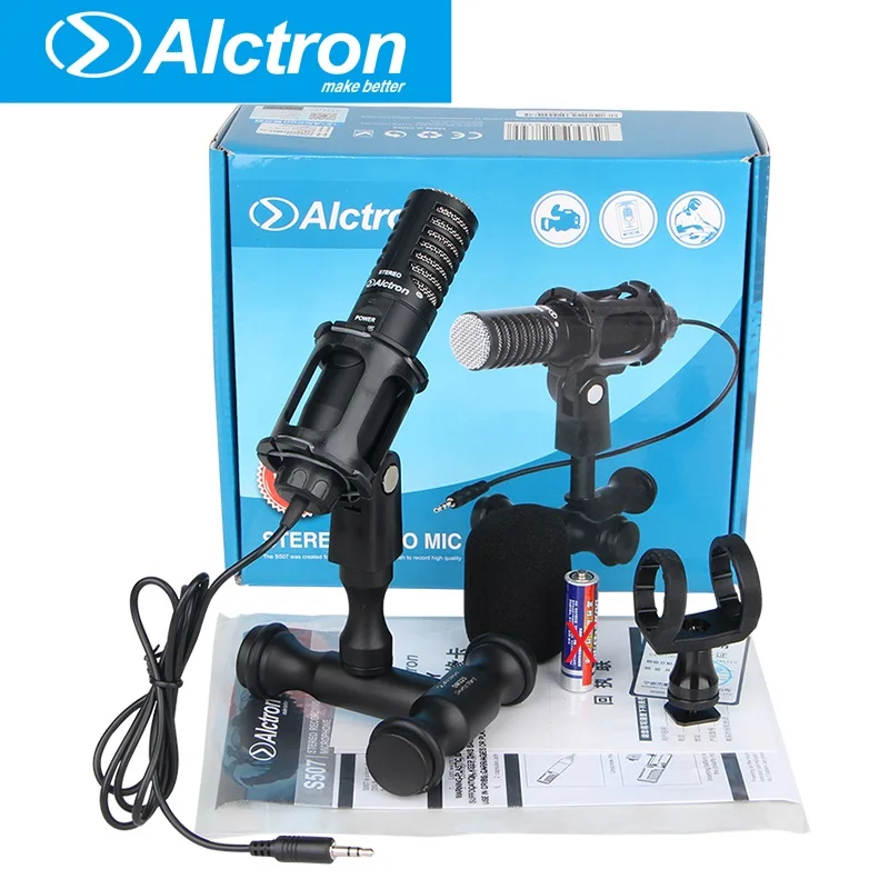 Alctron S507 профессиональный видео и граничный микрофон используемый в цифровой dslr