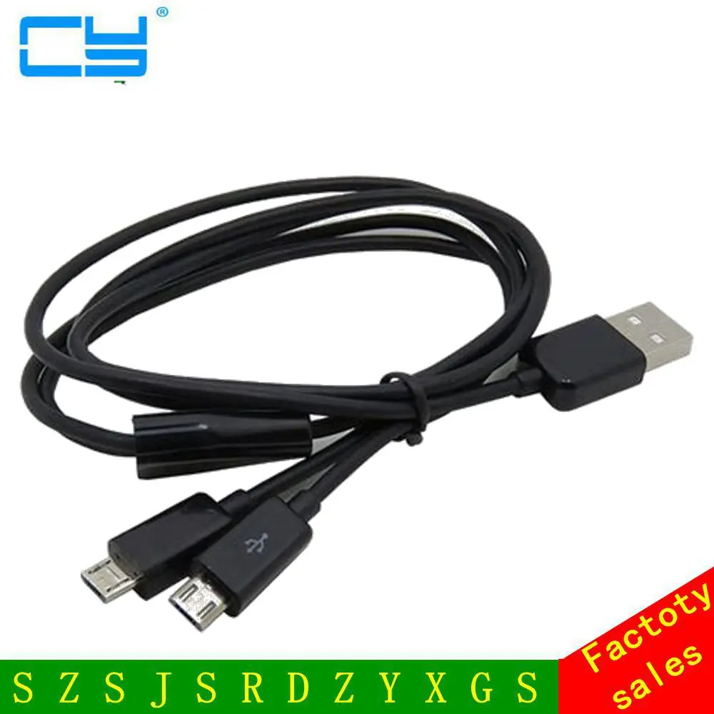 Разветвитель USB папа на 2 Micro зарядный кабель от 1 до двойной разветвитель кабель|usb
