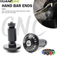 motorcycle hand grips block anti vibration handle bar ends weights grip cap plug slider adjustable for honda 22mm handlebars