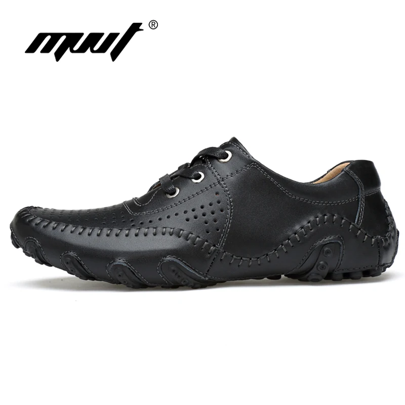 MVVT/очень мягкие мужские лоферы из спилка Повседневная обувь для мужчин Дышащая