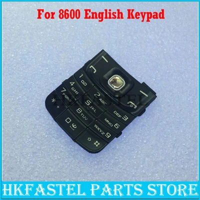 Keypad Hkfastel чехол для Nokia 8600 Luna Полный Мобильный телефон высокое качество корпус крышка клавиатура чехол с клавиатурой - Цвет: Keypad