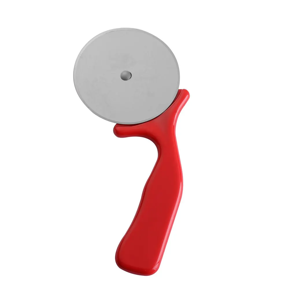 

Ideal Stainless Steel Pizza Wheel Knife Cake Tools Pizza Cutter Scissors Pies, Waffles and Dough Cookies