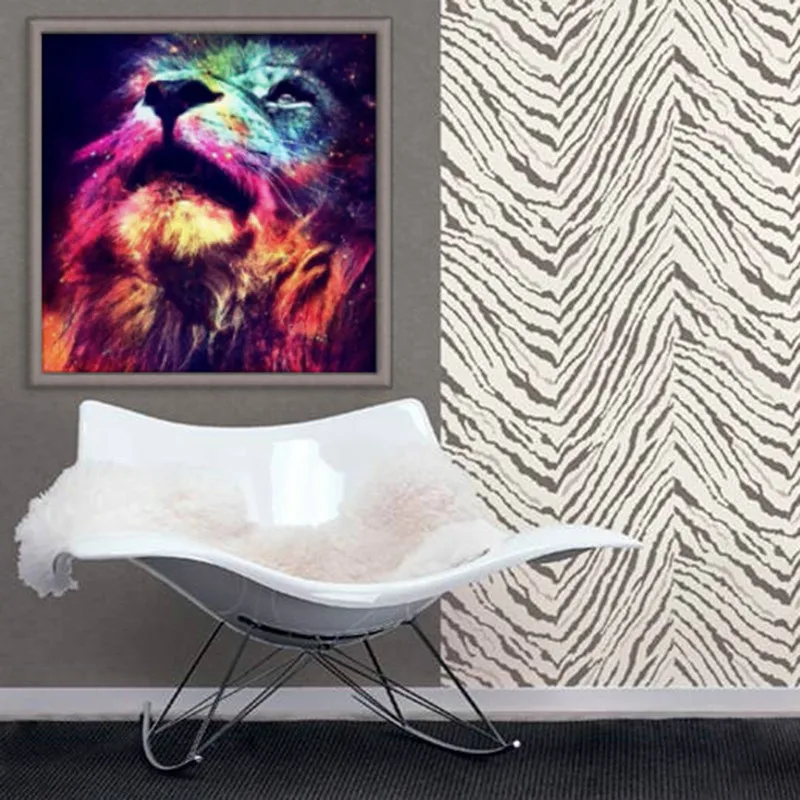Новый 5D DIY Полный Лев алмазов картина из страз вышивки крестом 30x25 см украшение