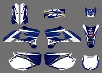 0228 bule white new style team graphics backgrounds decals stickers for yamaha yzf 250f 450f 2003 2004 2005 yzf250f yzf450f