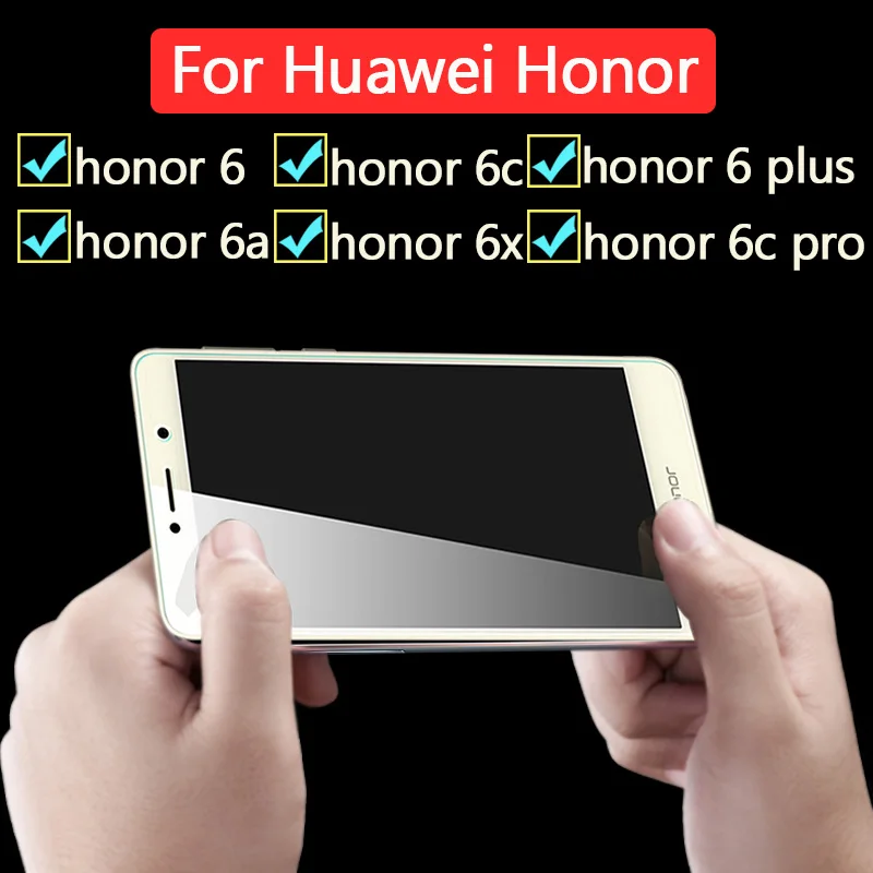 2 шт. для huawei honor 6a Защитная пленка экрана из стекла закаленное стекло huavei honer 6 6x 6c