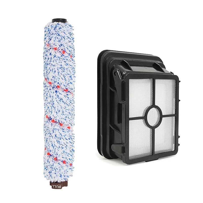 1 комплект роликовая щетка+ фильтр hepa против пыли для bissell Crosswave 1785 серии 1785G 1785V 1785W Запчасти для пылесоса аксессуары