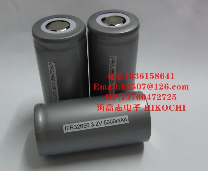 Перезаряжаемые цилиндрический Li FePo4 Батарея IFR32650 5000 мА/ч 3 2 v|rechargeable 9v lithium