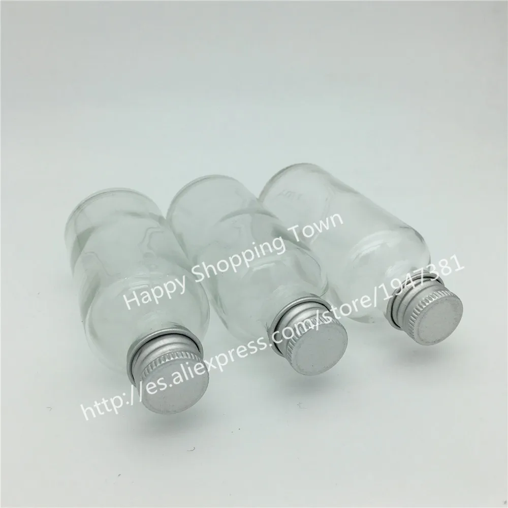

30ml Screw On Clear Essential Oil bottle, Clear Glass Bottle With Reducer Dropper And Tamper Aluminum Cap
