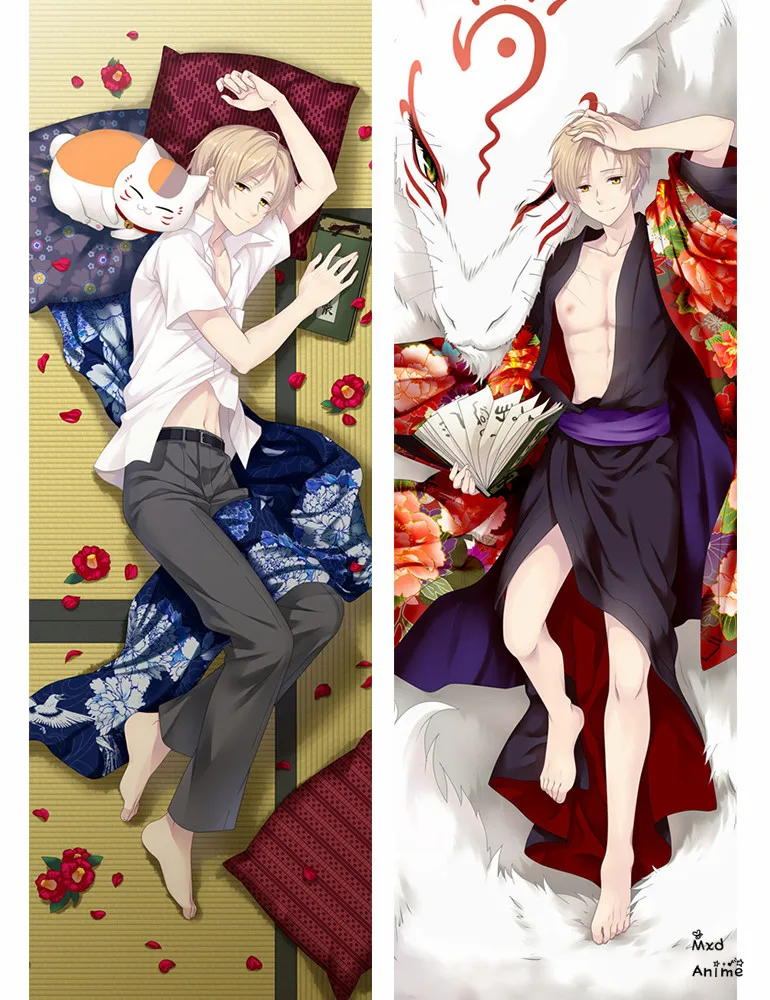 Японский аниме Natsume Yuujinchou персонажи Подушка Dakimakura чехол Рождественский подарок