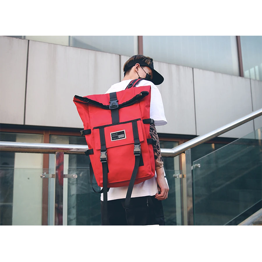 Harajuku Big Capacity Women Backpacks Oxford Large String Woman Laptop Travel Men Casual Solid School Back Pack | Багаж и сумки