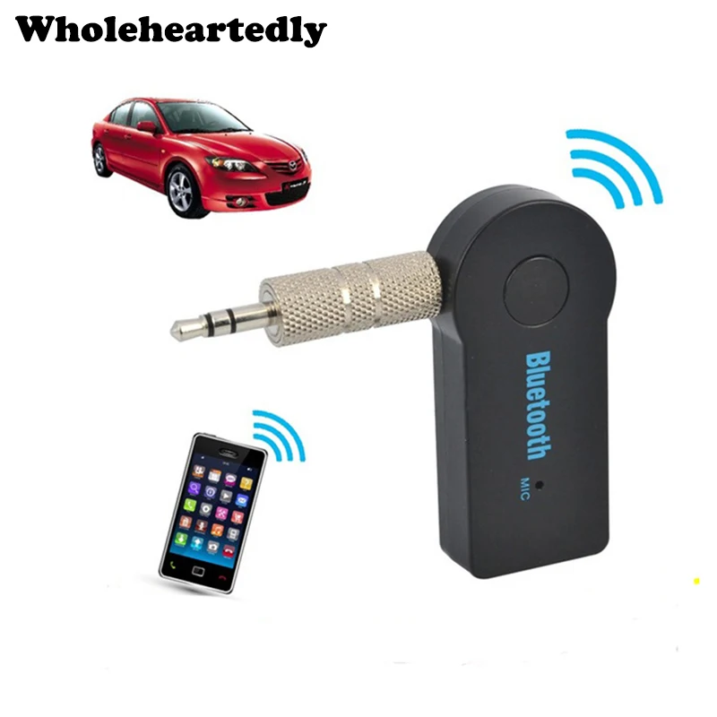 

Мини беспроводной автомобильный Bluetooth стерео музыкальный аудио приемник 3,5 мм разъем AUX Hands-free адаптер для домашнего ПК автомобильный компле...