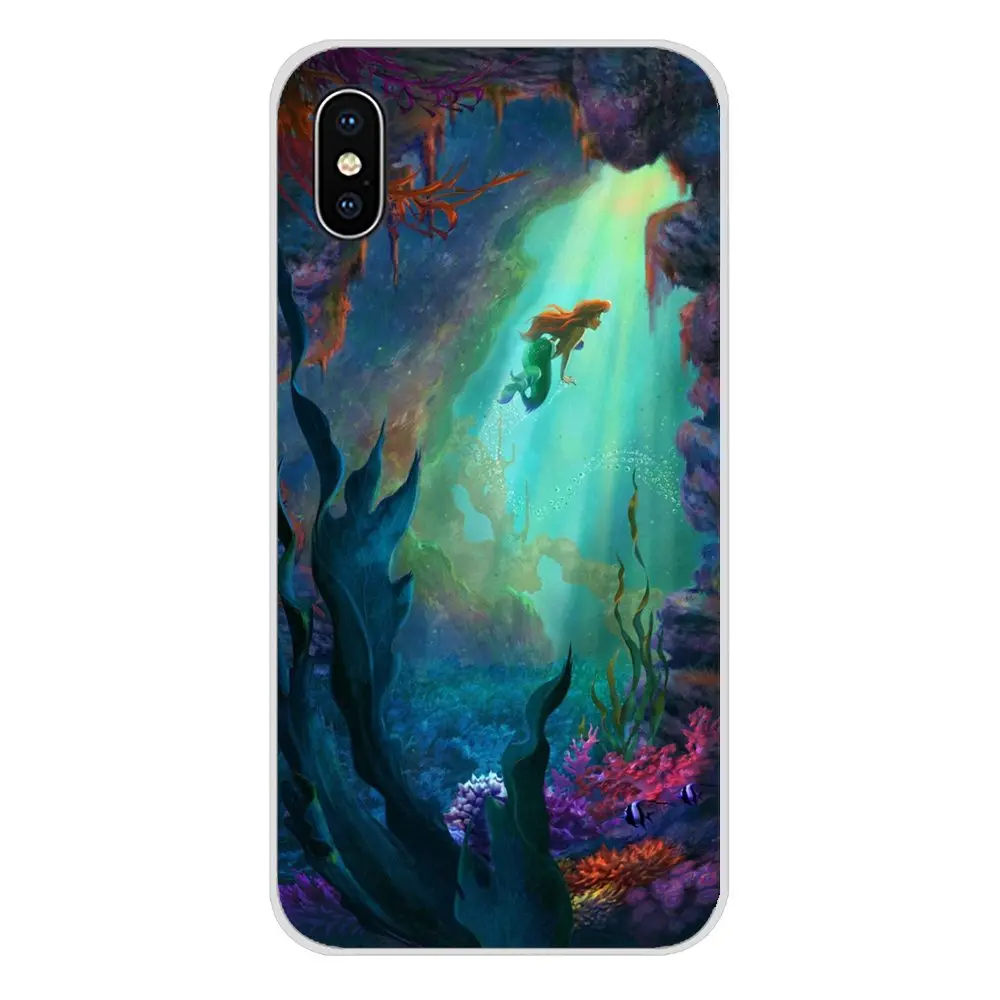 Аксессуары чехлы для телефонов Ариэль Русалочка Samsung Galaxy S4 S5 MINI S6 S7 edge S8 S9 S10 Plus Note 3