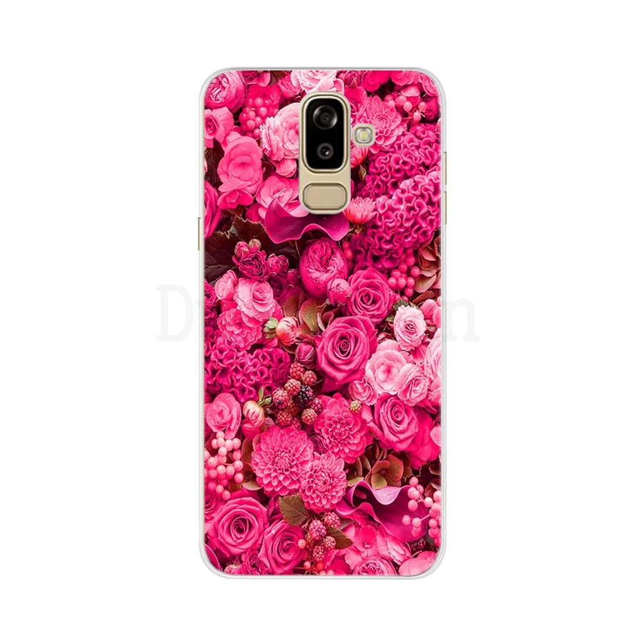 Phone Case For Samsung Galaxy J8 2018 Silicone Soft 3D Cartoon Cute Tpu Cover Cases Coupe J800 j810F |