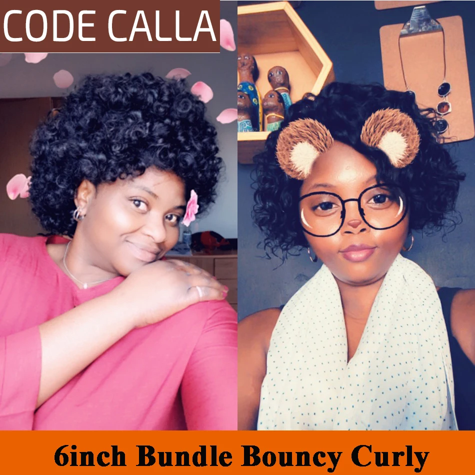 Код Calla Bouncy пучки волнистых волос малазийские Remy человеческие волосы плетение пучки для наращивания двойное вытянутое переплетение натуральный темно-коричневый цвет