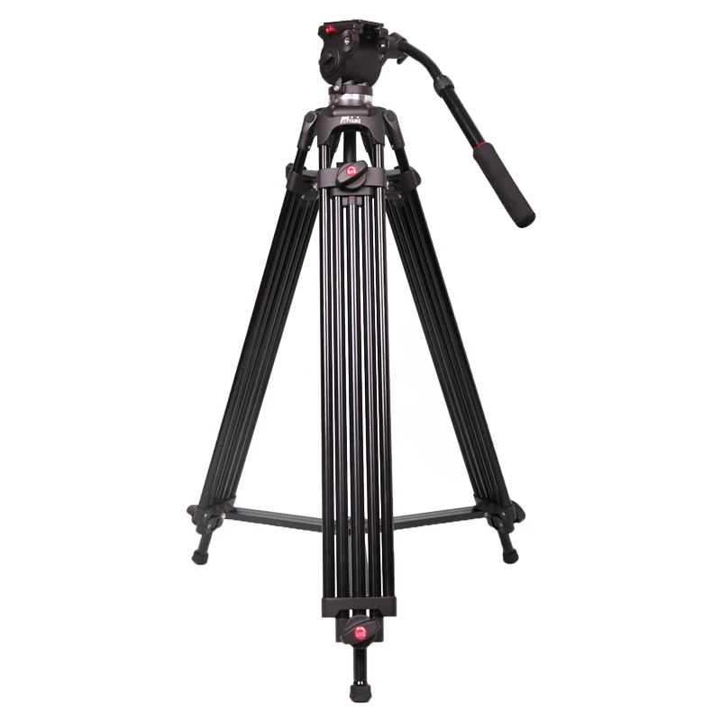 

JY0508B JIEYANG Camcorder Professional Tripod for Video Camera Stand / DSLR Heavy Video Tripod/ Fluid Head /55.5 inch Max Height