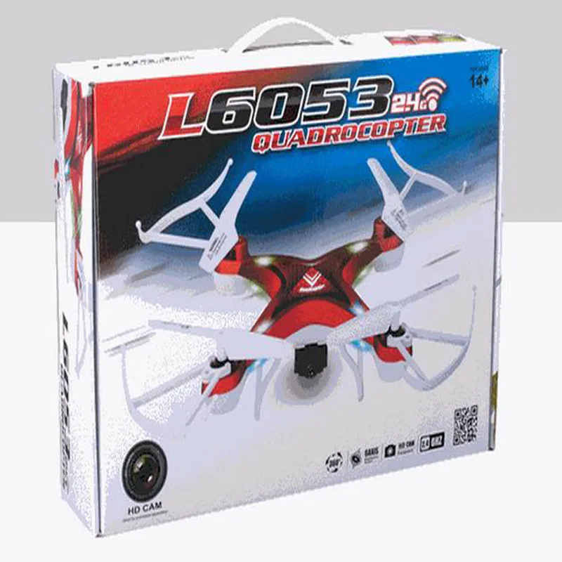 Новейший профессиональный WIFI FPV rc дроны L6053 Безголовый режим 6 осевой гироскоп 2 4