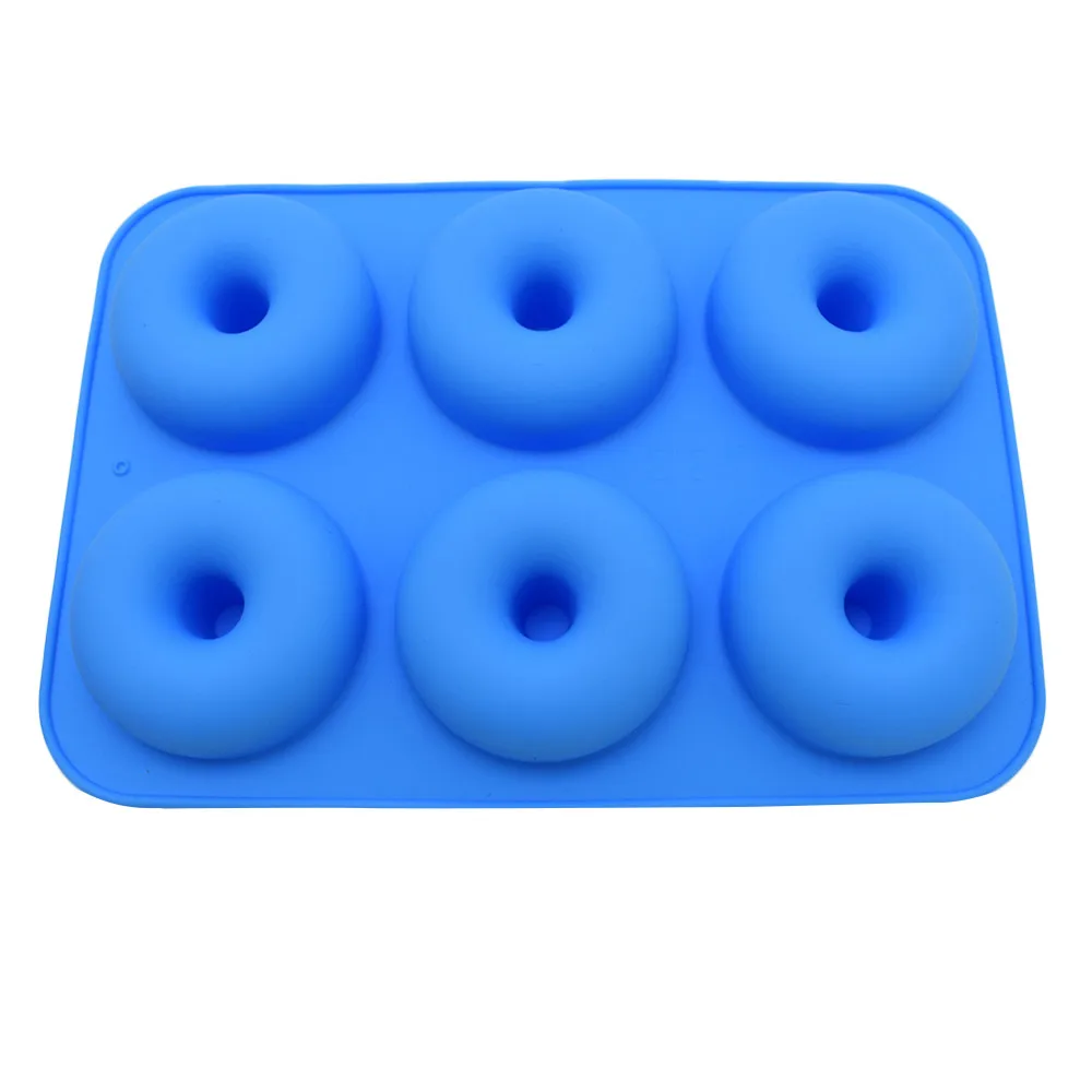 

6-cavity Silicone Donut Baking Tray non-stick Mold Making Tool Baking non-stick And heat-resistant Reusable Cake Mould Dessert