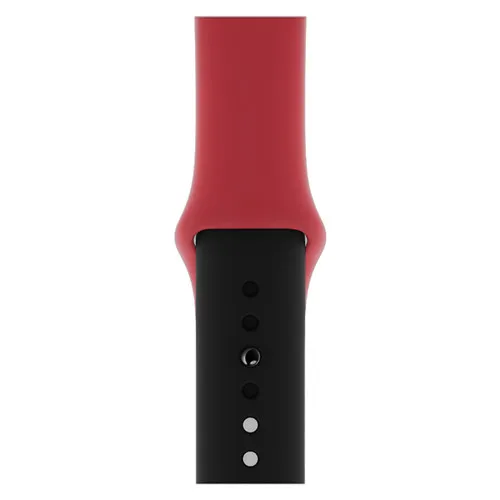 Red black Ремешок для спортивных часов для apple watch band apple watch 5 4 3 band 44 мм/40 мм 42 мм 38 мм iwatch band correa pulseira ремешок для браслета - Цвет ремешка: Red black