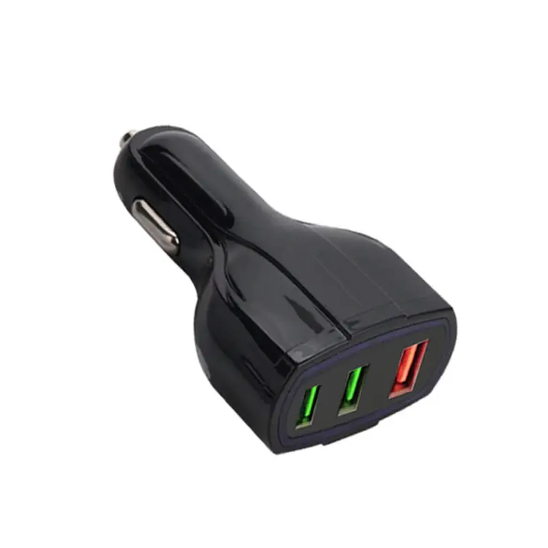 Аксессуары для мотоциклов QC3.0 Быстрый 3 порта USB Автомобильное зарядное