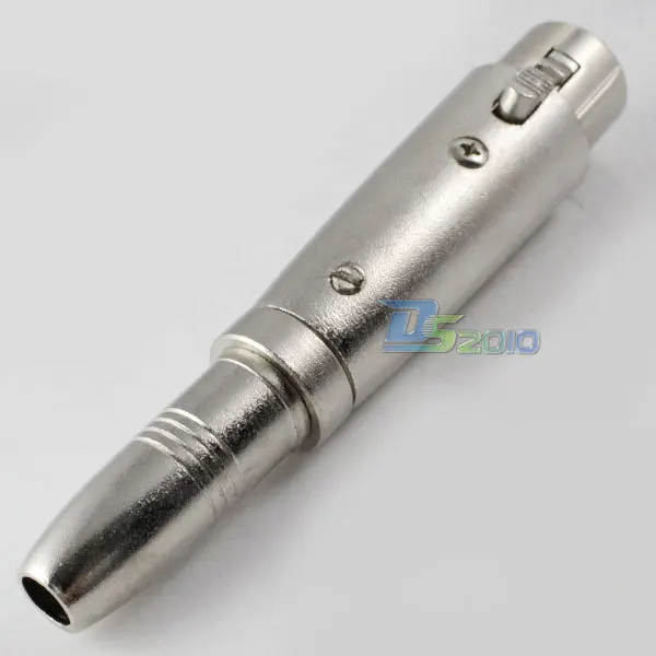 Высокое качество 6 35 мм 1/4 &quotДжек к XLR Женский адаптер Mic/Amp металлический