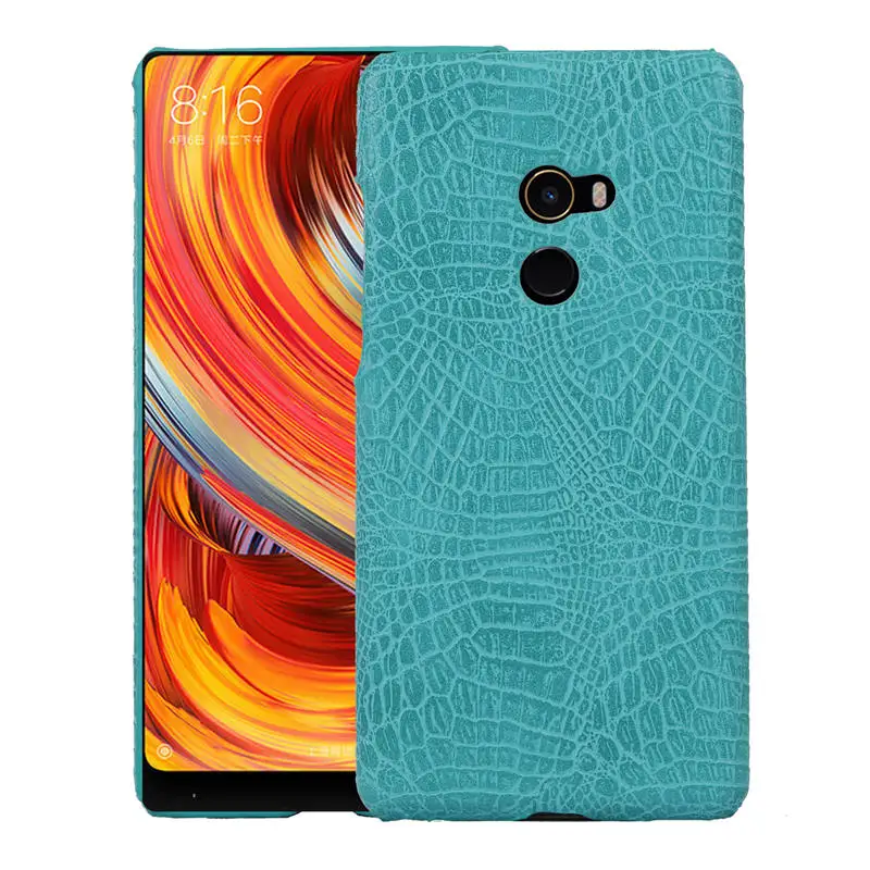 Для Xiaomi Mi Mix 2 чехол Mix2 Роскошный PU кожаный твердый пластиковый на заднюю панель