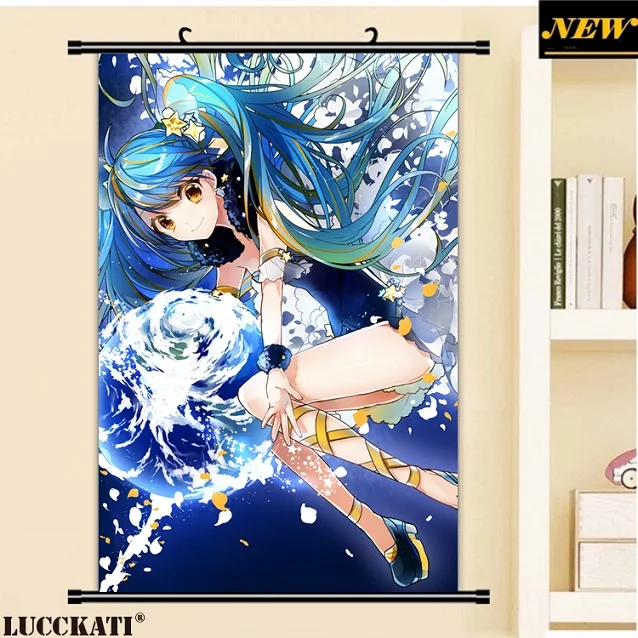 40x60 см Vocaloid Hatsune Мику снег Юки kei лоли cameltoe мультфильм аниме стены картину росписи