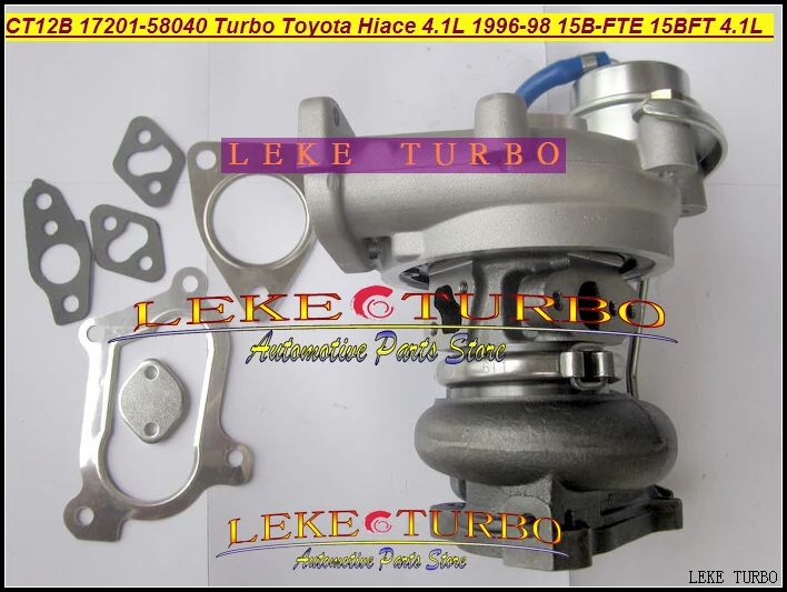 Бесплатная доставка CT12B 17201 58040 Турбокомпрессор турбокомпрессора для TOYOTA HIACE Mega
