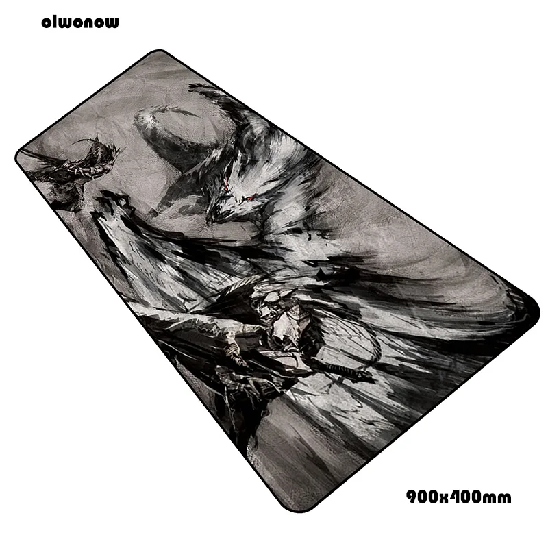 Коврик для мыши monster hunter, геймер, инди-поп, 90x40 см, коврик для мыши notbook, игровой коврик для мыши, Domineering pad, коврик для мыши, стол для компьютера, коврики для мыши