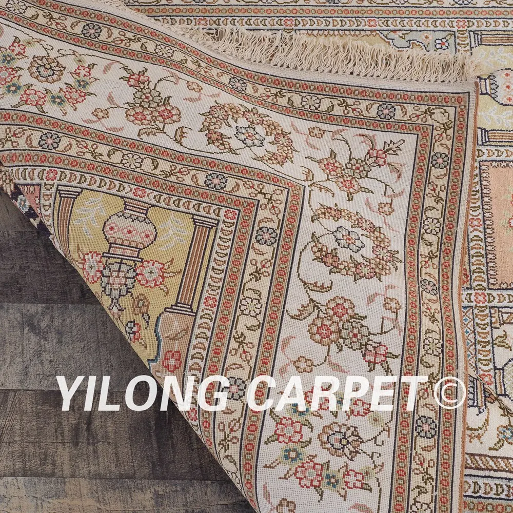 YILONG 5 'x 8' классические четырехсезонные Восточные ручной работы carpetтурция с