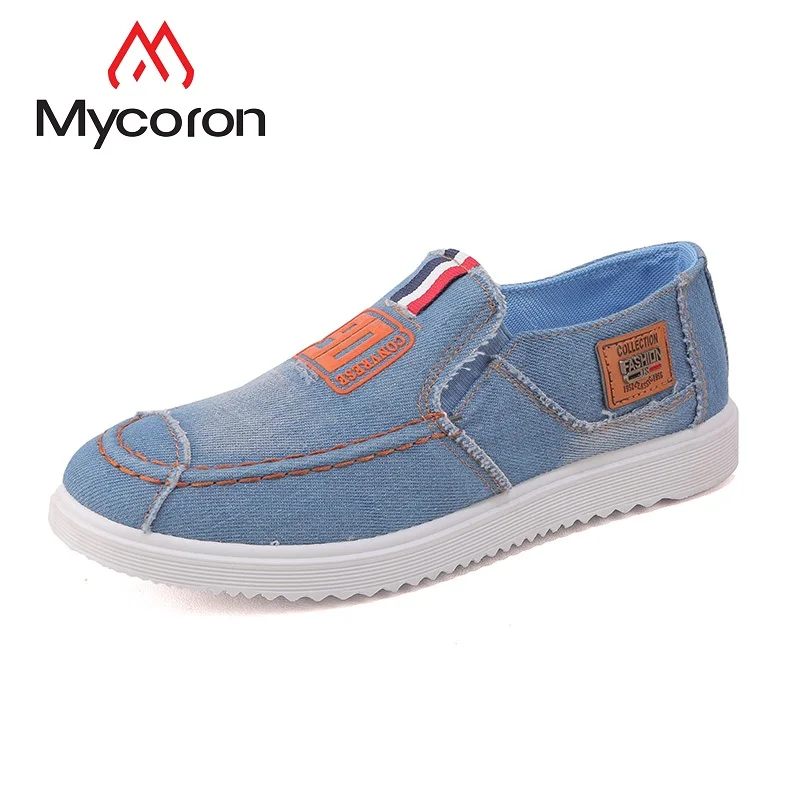 MYCORON парусиновая обувь для мужчин новая модная повседневная мужские туфли Лоферы