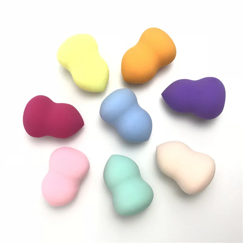 Iron drum box Foundation Sponge Facial Makeup Cosmetic Puff Smooth Beauty Gourd Powder Make Up for face |